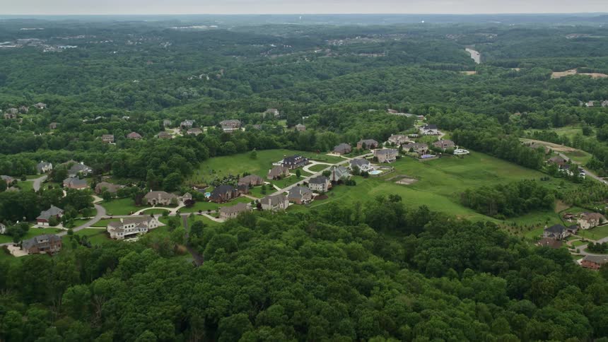 Homes in a rural area