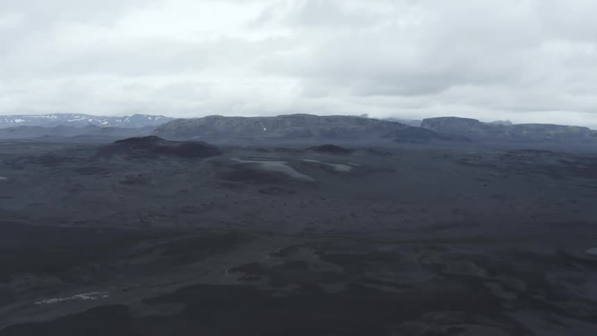Mountains are down the landscape