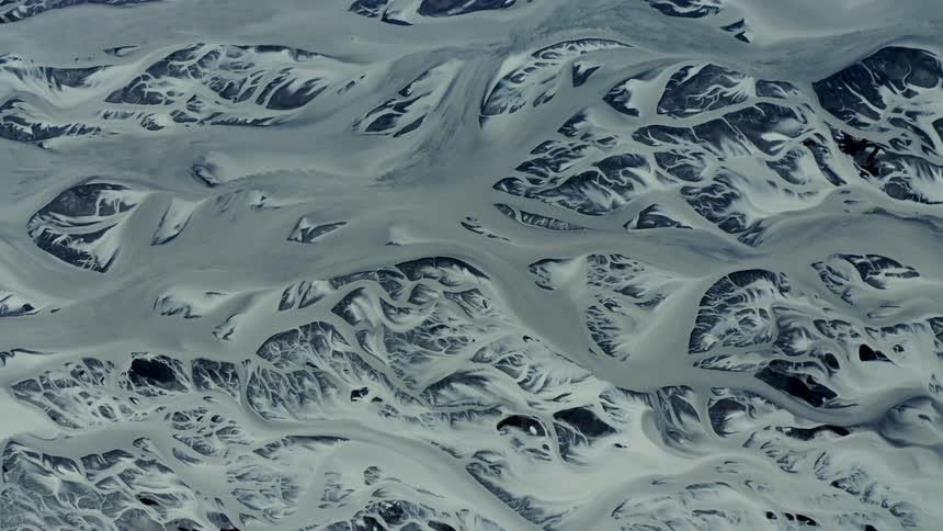 Glacial rivers art