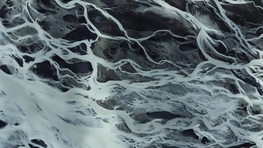 The river is like a paint