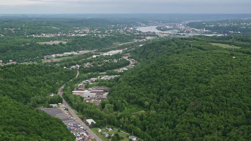 Large forests surround the suburbs