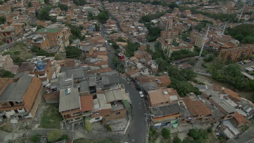 Aerial view of a city