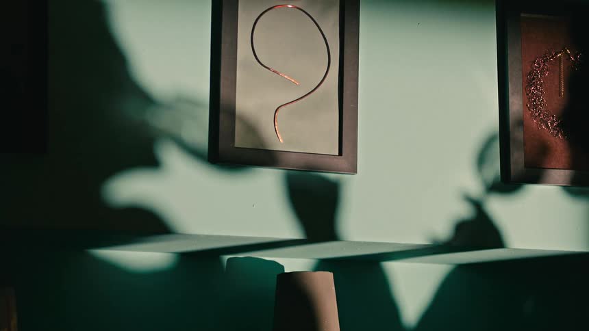 Shadowy silhouettes of people toasting with wine glasses