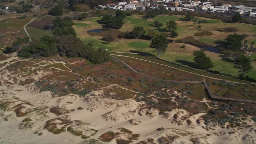 A clip of a sandy land