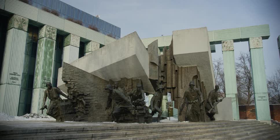 The Monument to the Fighters of the Warsaw Uprising of 1944 in Poland