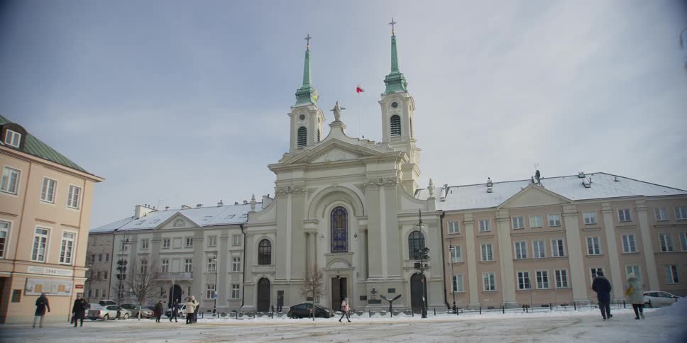 Field Cathedral of the Polish Army in Krasinski Square, Warsaw, Poland