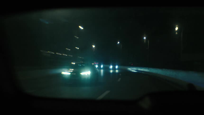 A footage of traffic on the highway