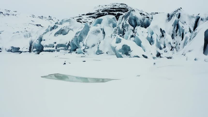 A frozen tundra