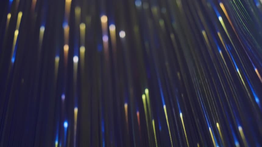 The wires are flashing with lights