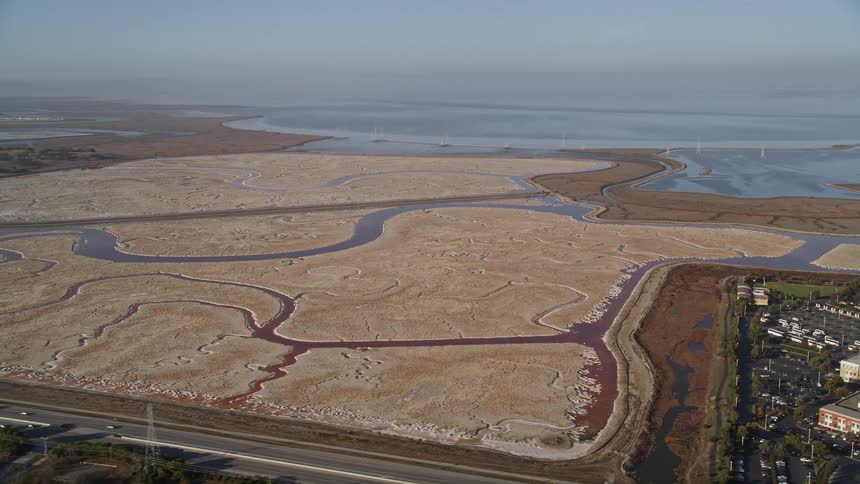 The factories are near the water
