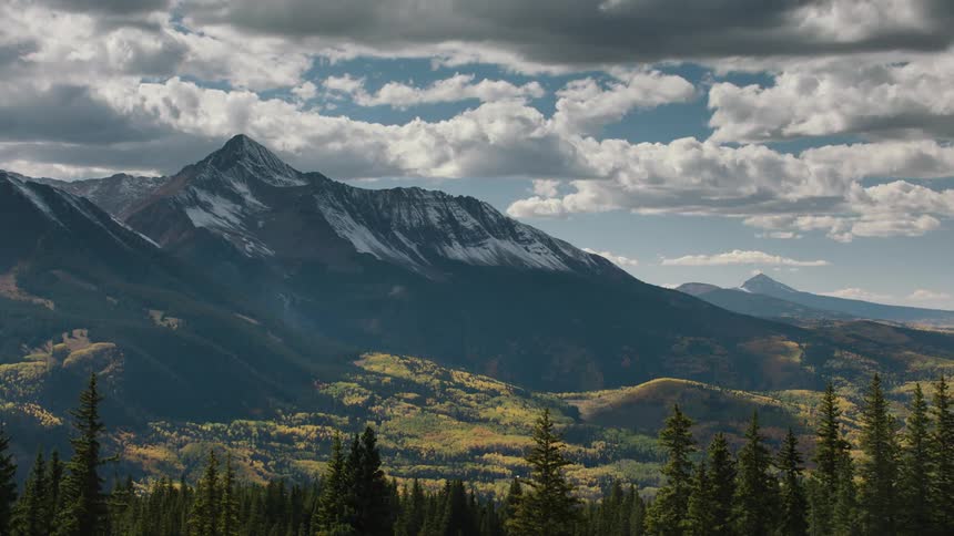 Mountains flow over the mountains
