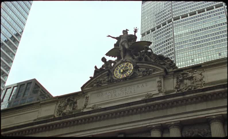 Facade of the grand central terminal in new york city