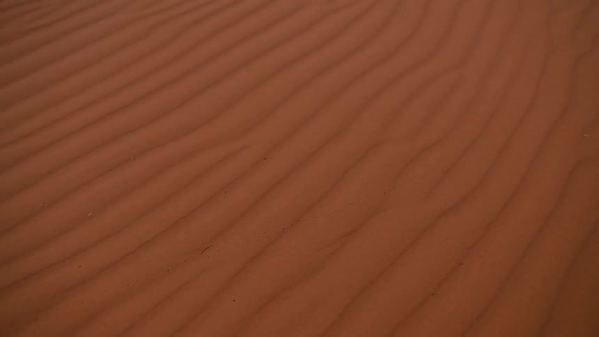 Close up of a desert floor with patterns