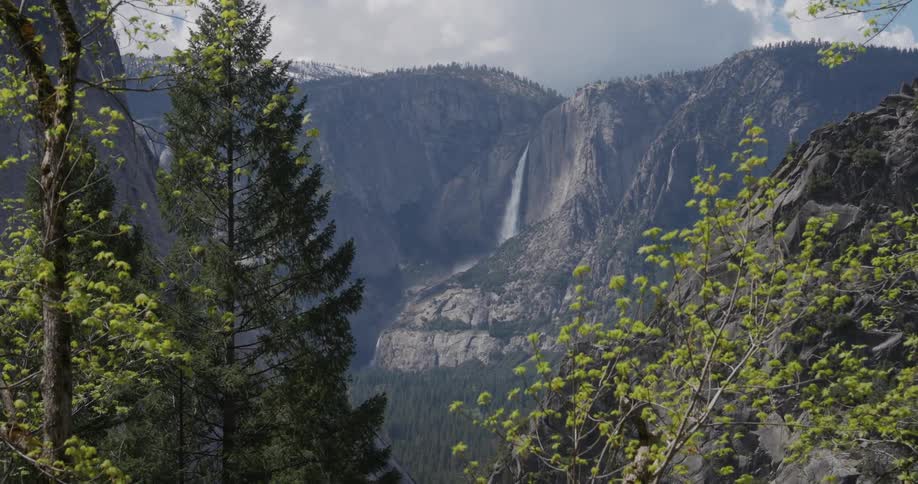 Mountain ranges and forests surrounding a natural environment