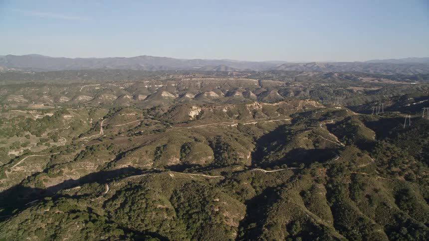 Mountainous terrain covered by vegetation