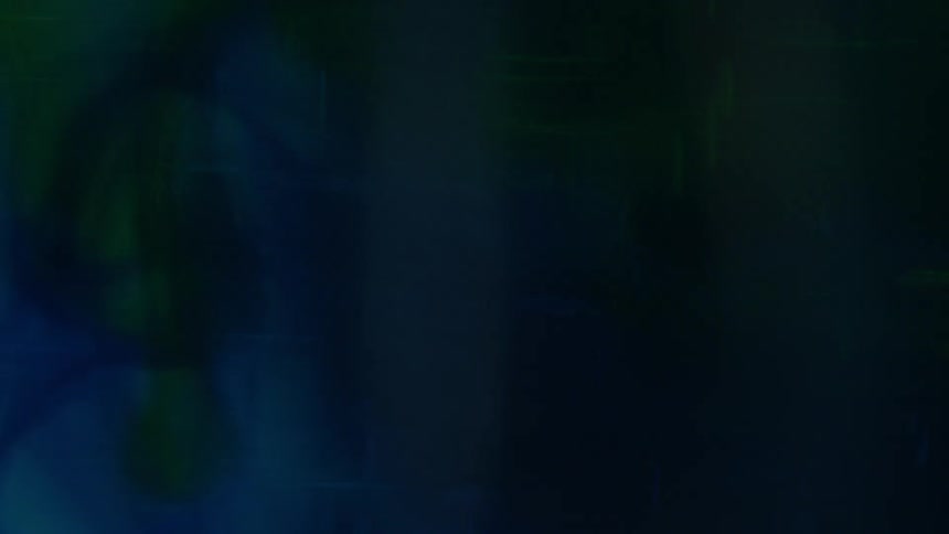 Green and blue colors mix with one another