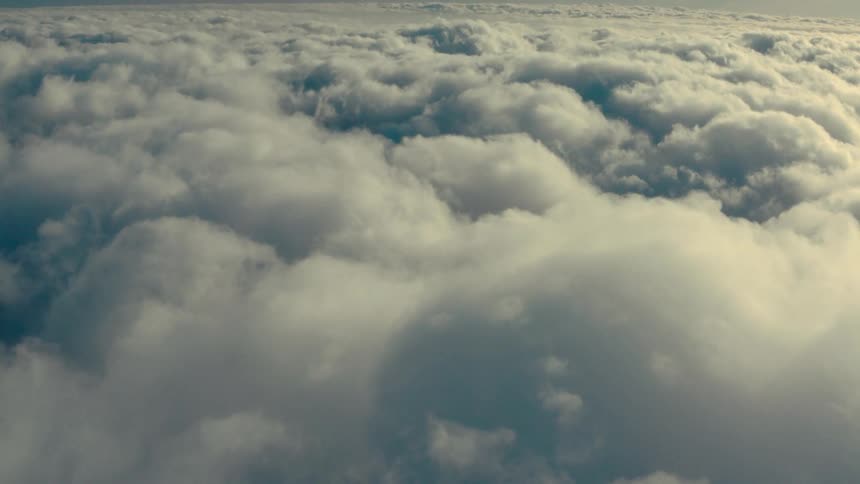 Dense clouds cover in the sky