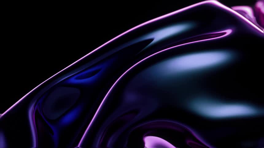 A rippling blue and purple fluid