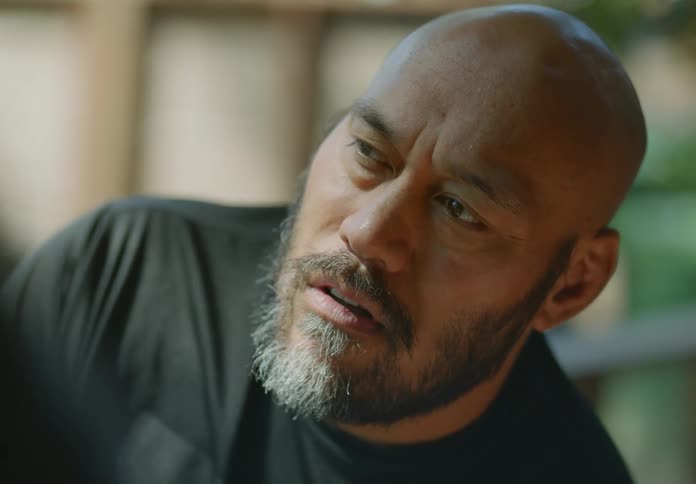 Portrait of a man talking