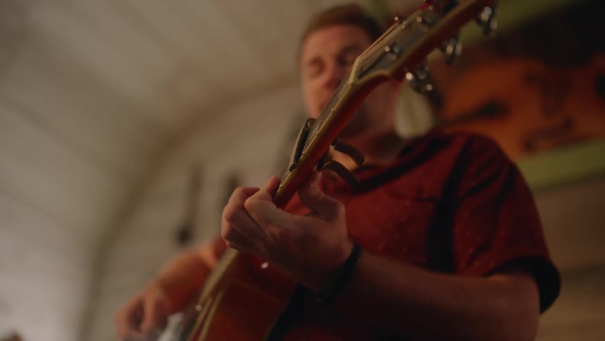 Man playing guitar