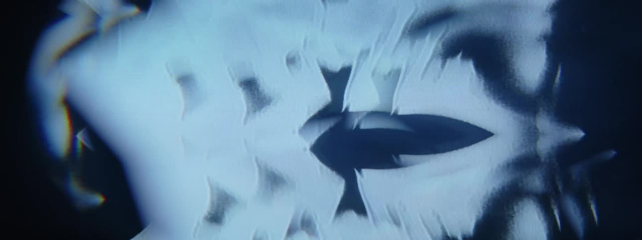 An abstract clip of a shaky form