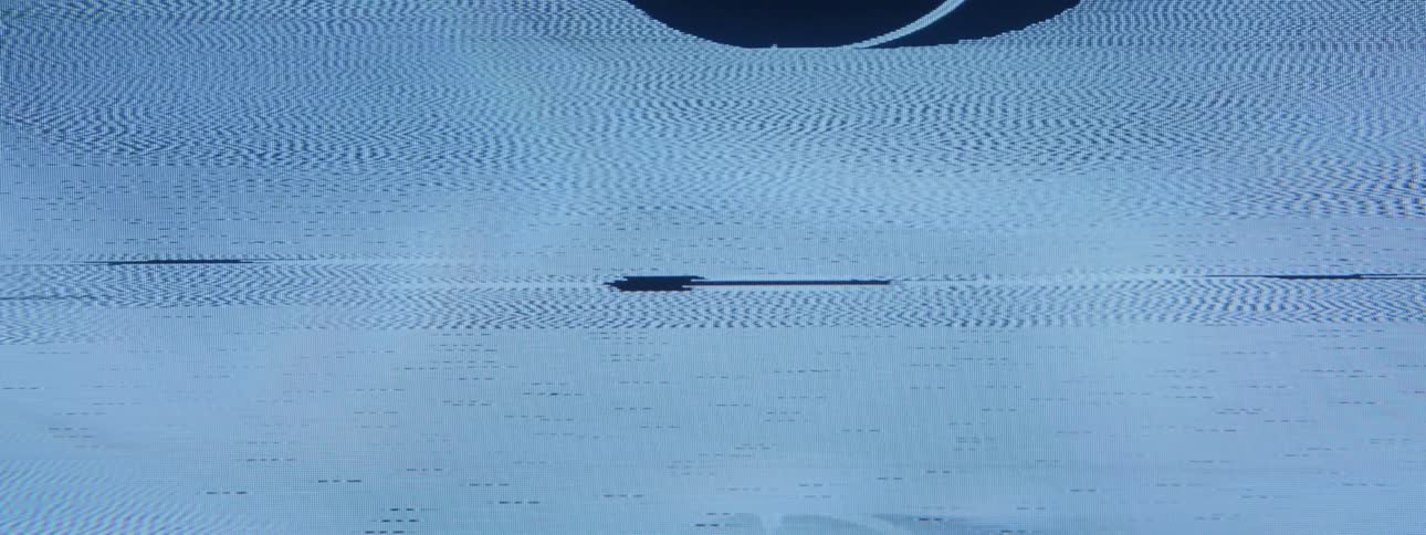 The animation is covered with static