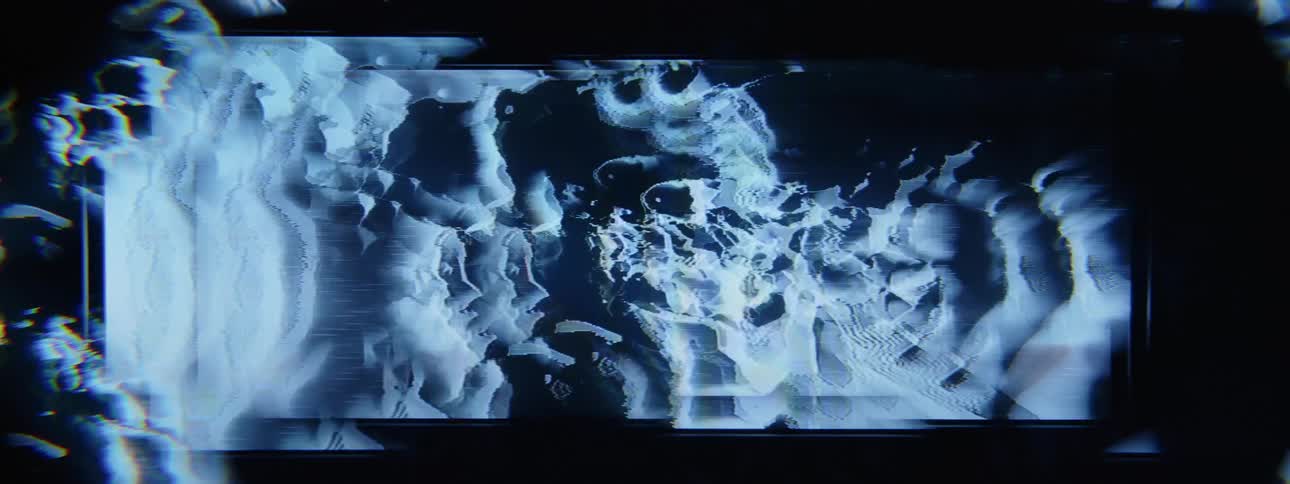 Abstract textures and patterns on a screen