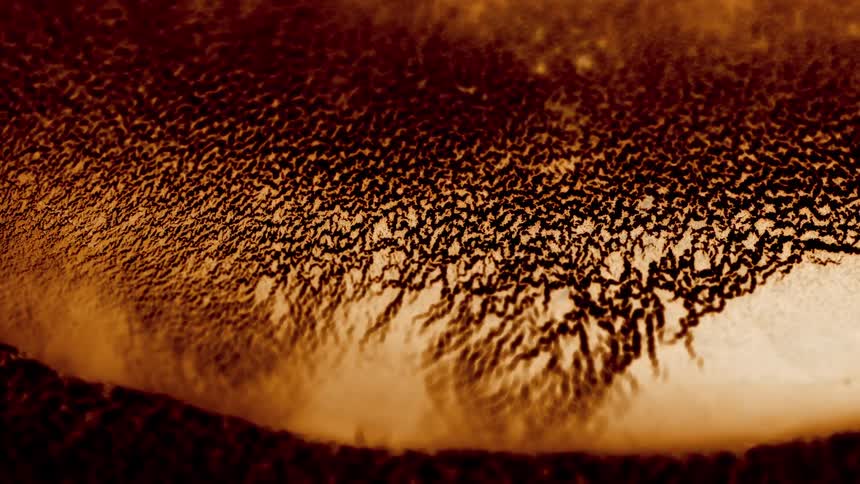 Abstract texture in expanding movement