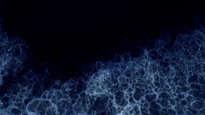 Black hole emanating liquid blue abstract