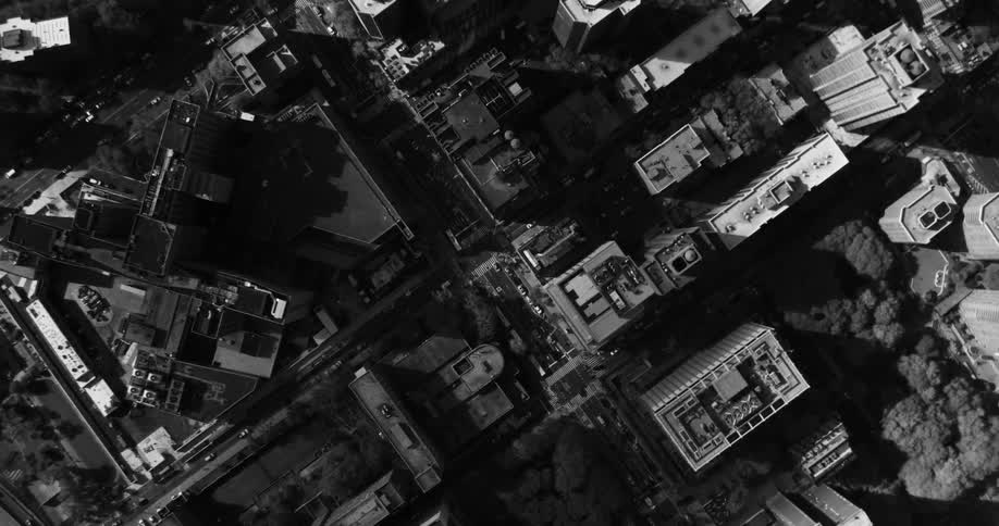 Every block in the city is full of tall buildings