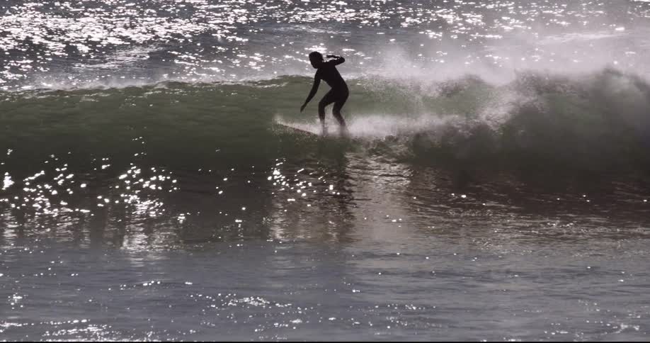 Man doing tricks while surfing a wave