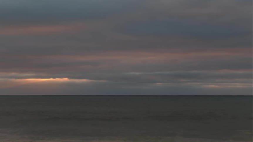 Vast ocean on a cloudy day