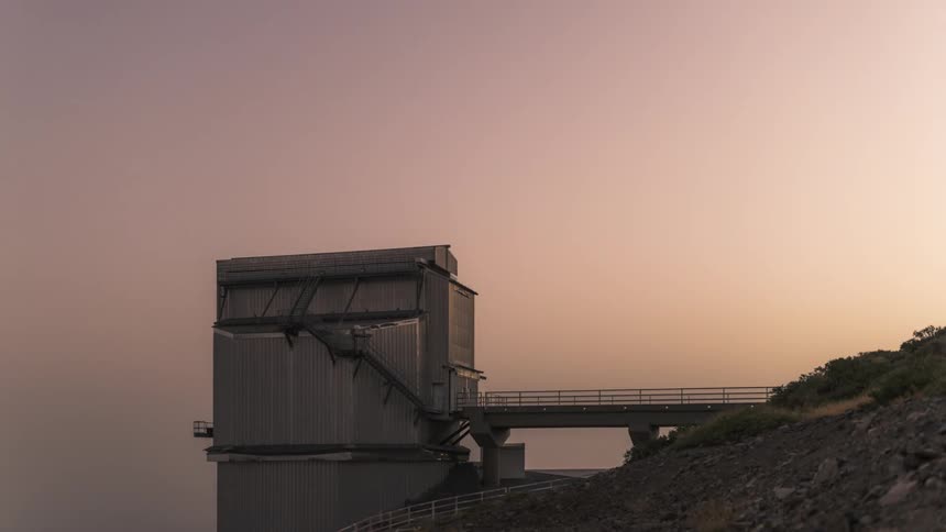The observatory is on the cliff