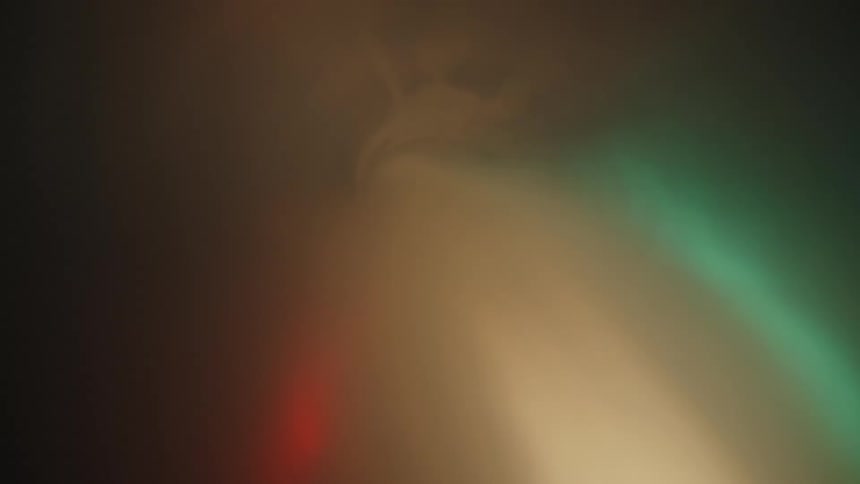 The light reflects in the tube