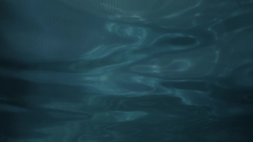 A close up view of rippling pool water