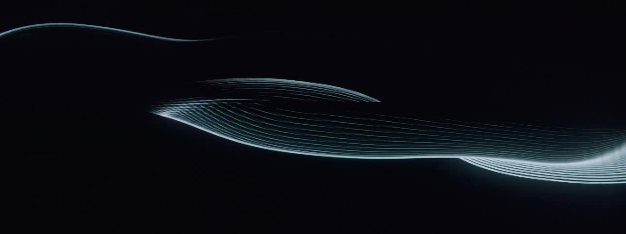 The lines move on the screensaver