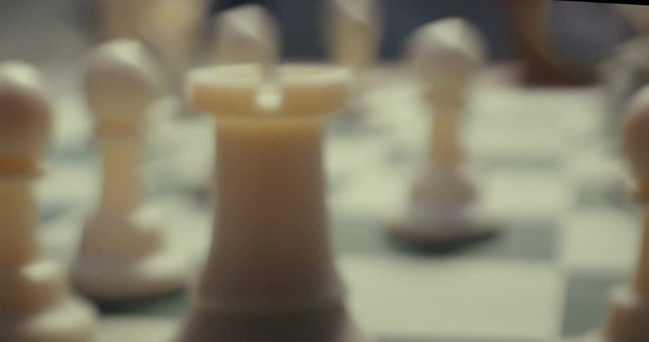 Close Up on chess pieces