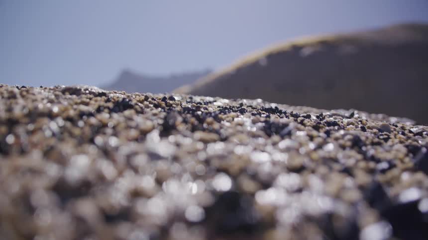 Boulders on a rock