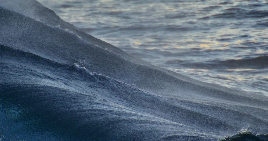 Big wave in the ocean in dynamic movement