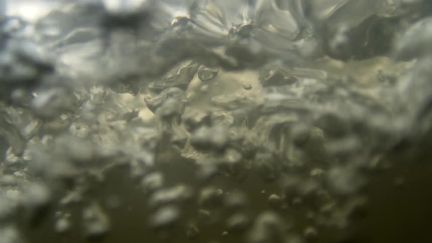 The water is boiling