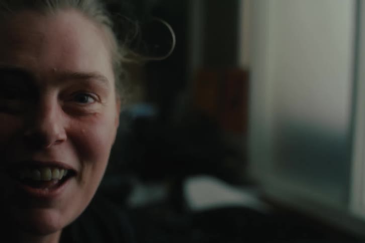 Portrait of a laughing woman