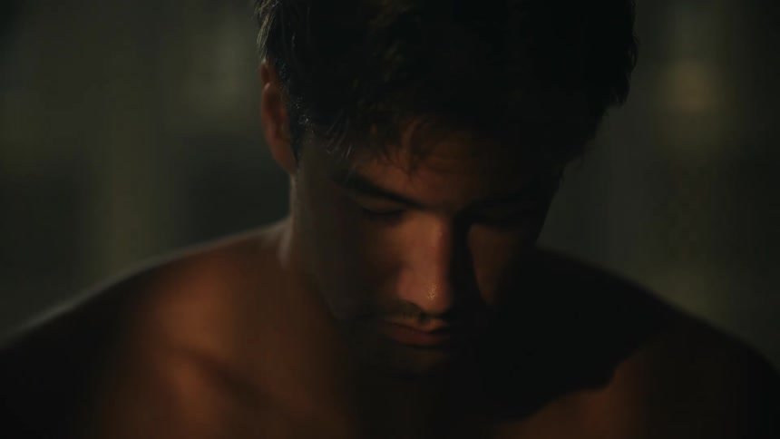 A man is looking down