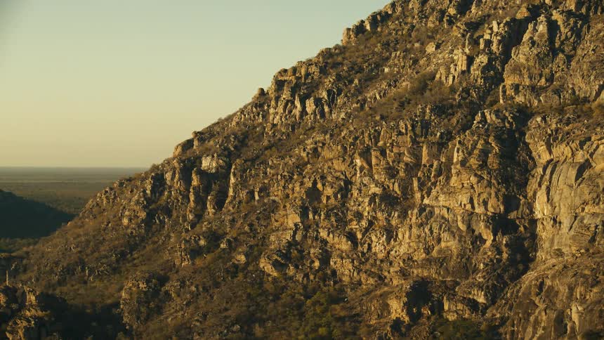 A rocky mountain range