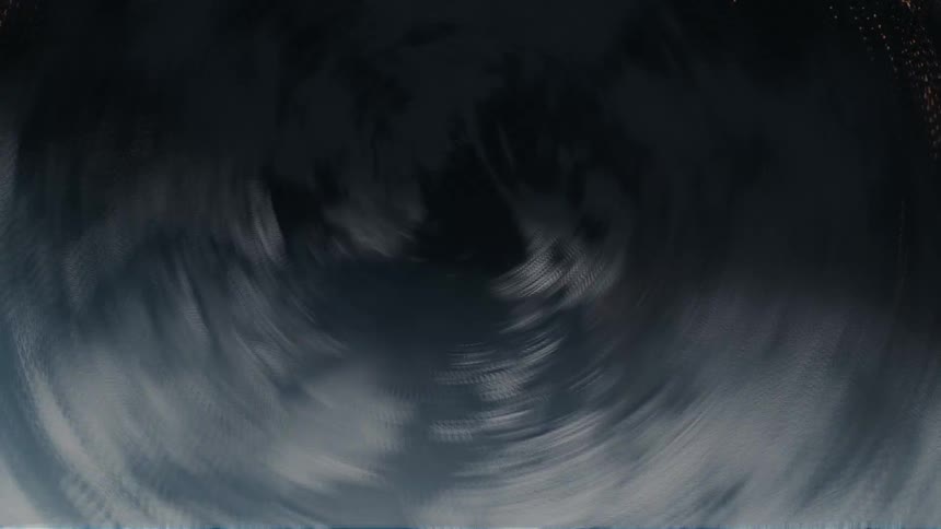View of orbiting earth from space