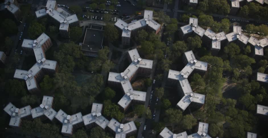 Buildings as seen from above