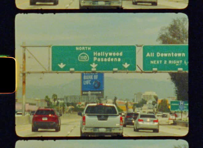 Highway in a metropolis with vehicle traffic