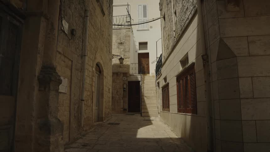 A narrow historical street