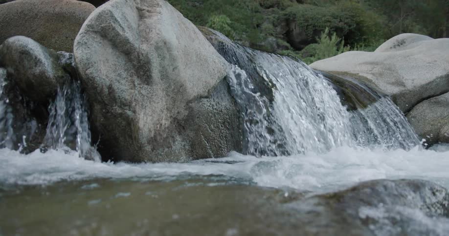 River flowing over rocks