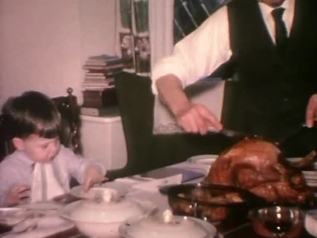 Carving a turkey for the holidays