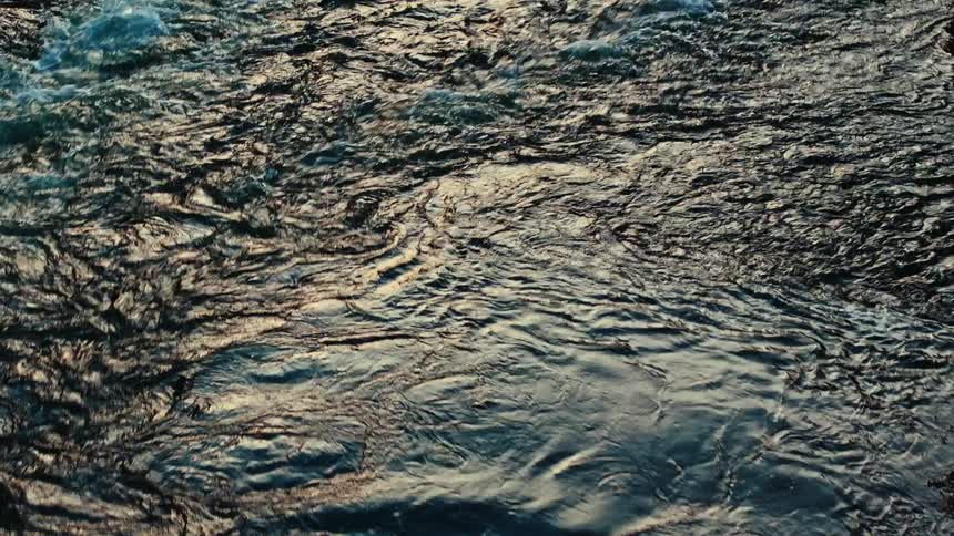 A river flowing over rocks